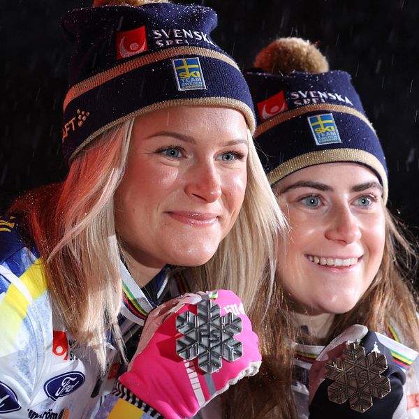 Frida Karlsson och Ebba Andersson tog VM-silver och VM-brons i 10 km fristil.