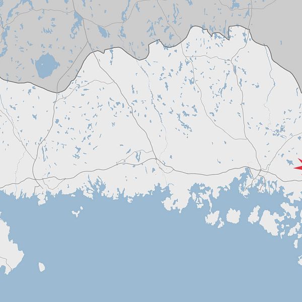 Larm om en explosion inkom på fredagsförmiddagen norr om Jämjö i Karlskrona kommun.