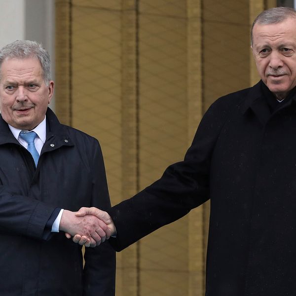 Suomen presidentti Sauli Niinistö ja Turkin presidentti Recep Tayyip Erdogan tapasivat Ankarassa 17. maaliskuuta 2023.