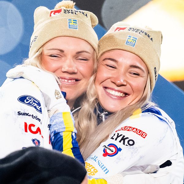 Emma Ribom och Jonna Sundling segrare i sprintstafetten