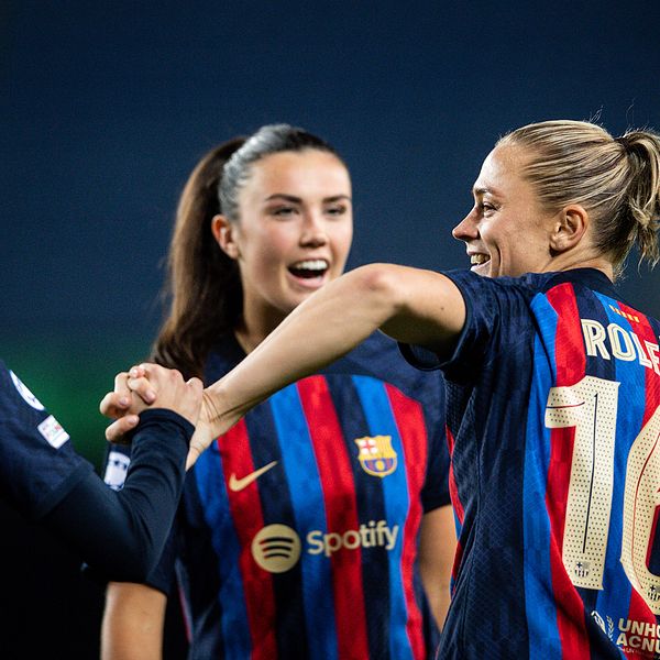 Fridolina Rolfö blev matchhjälte för Barcelona.