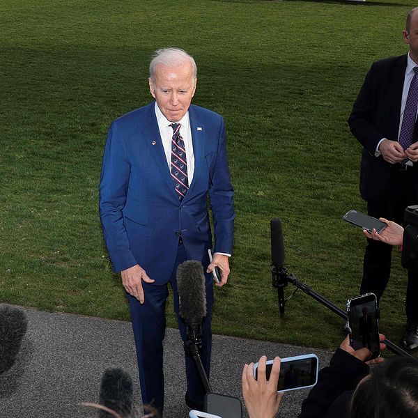 USA:s president Joe Biden hoppas att man når en kompromiss i Israel.