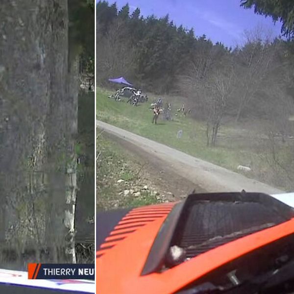 Thierry Neuville kraschade från ledarposition – se situationen