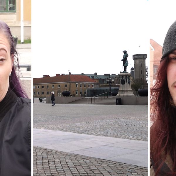 Jessica Kvarzell och Björn Sevig, Karlskronabor, Karlskrona, Stortorget