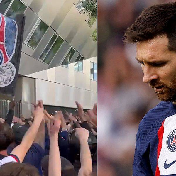 Stora protester i Paris – efter uppgifterna om Lionel Messi
