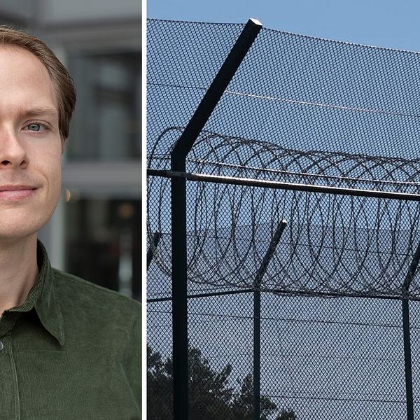 Erik Ulnes Rädda Barnen och staket med taggtråd