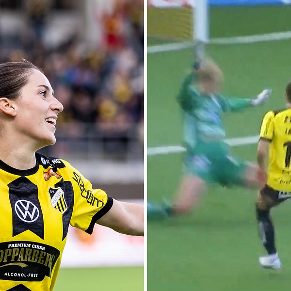 Clarissa Larisey blev matchvinnare när Häcken slog Linköping hemma.