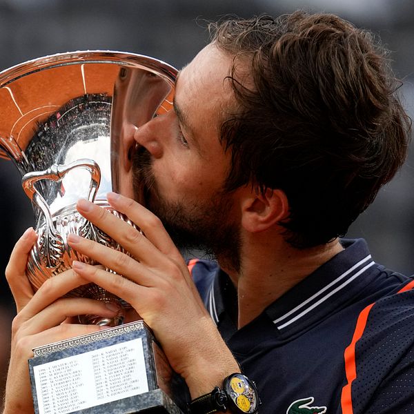 Daniil Medvedev vann ATP-turneringen i Rom.