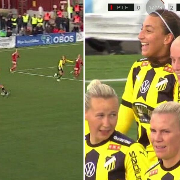 Rosa Kafaji inledde toppmatchen mot Piteå med att göra två drömmål.