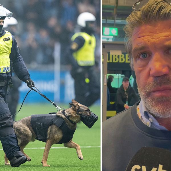 Djurgårdens sportchef Bosse Andersson upprörd efter skandalscenerna under derbyt.