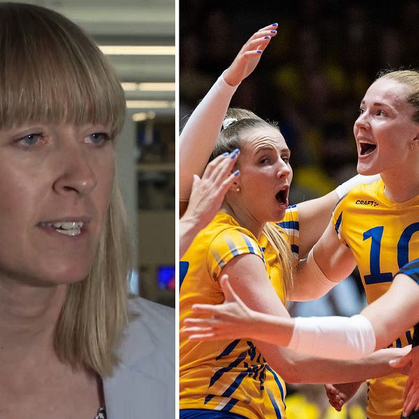 SVT:s expert Andréa Jacobsson tårögd efter EM-besked