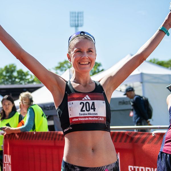 Carolina Wikström svensk mästare i Stockholm Marathon.