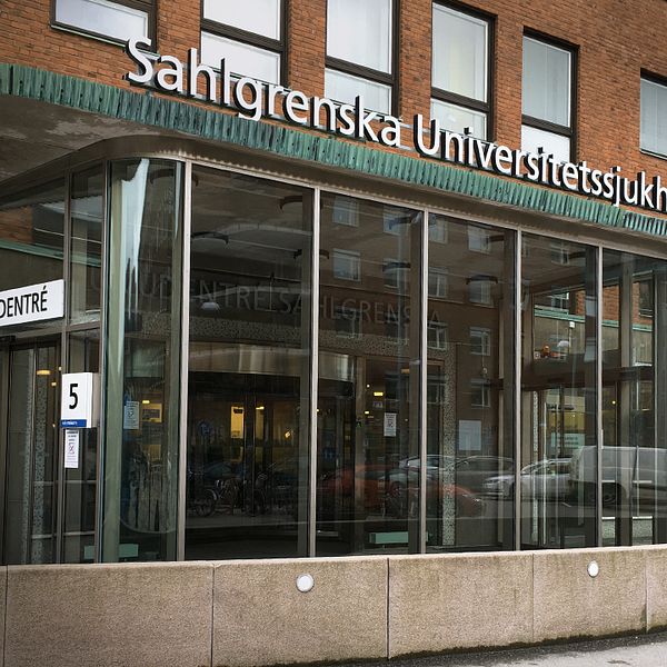 Bilden föreställer Sahlgrenska sjukhuset i Göteborgs entre.