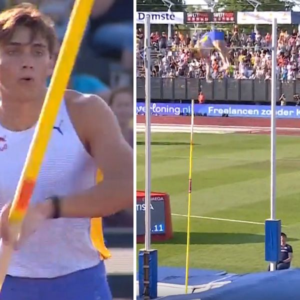 Armand Duplantis slog till med nytt världsårsbästa.