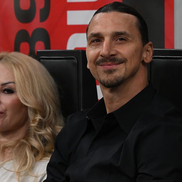 Zlatan Ibrahimovic och hans fru Helena Seger