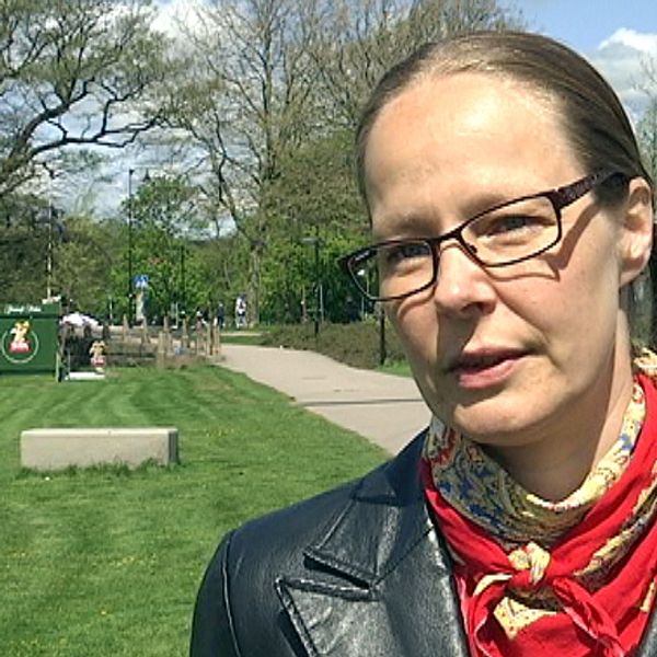 Linda Bjerman, ordförande för Halmstad Pride