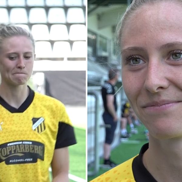 Rebecka Blomqvist tränar med Häcken.