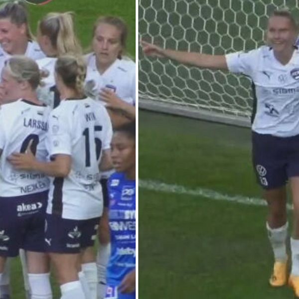 Se Olivia Holdts hattrick från Rosengårds storseger.