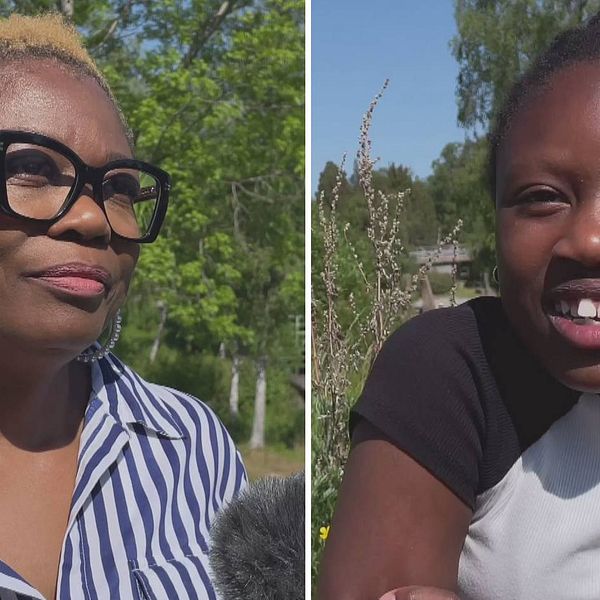 Blessing Mmaete Makufi och hennes dotter Princess utvisades från Töckfors till Nigeria i onsdags.