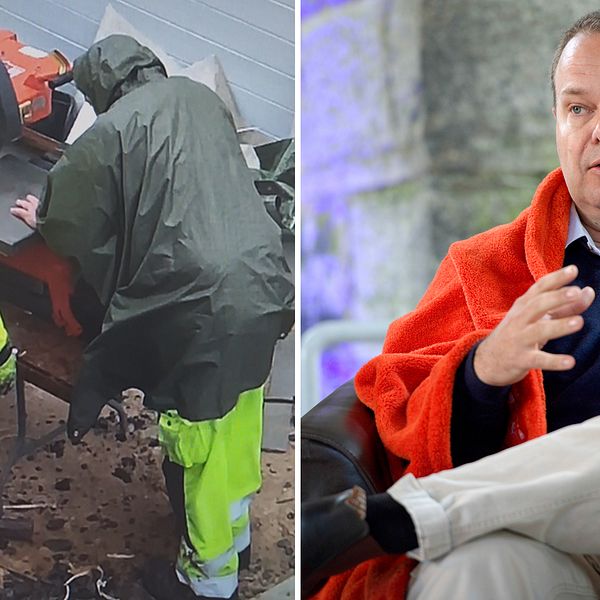 Byggområde för bostadsbyggande. Till höger Sven Otto Littorin.