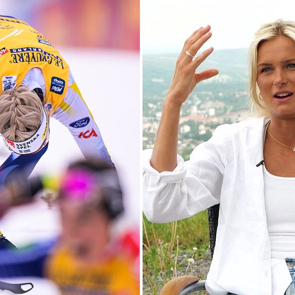 Den svenska skidstjärnan Frida Karlsson.