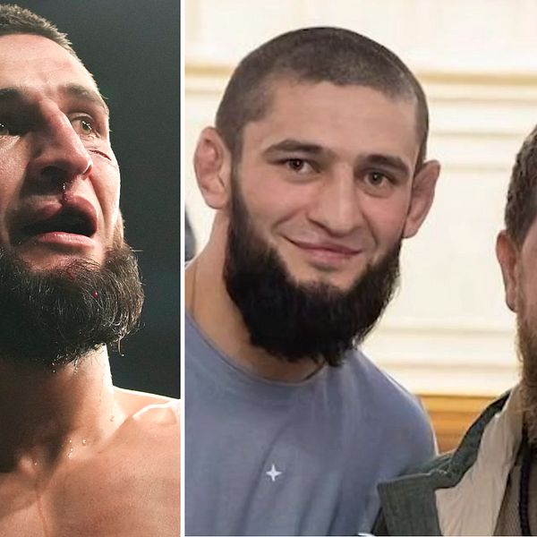 UFC-stjärnan Khamzat Chimaev försvarar sig efter bilderna ihop med Ramzan Kadyrov.