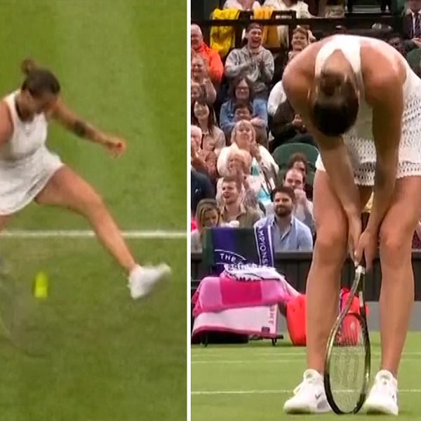 Se Aryna Sabalenkas fräckisförsök på Wimbledon här.