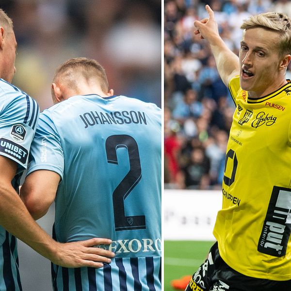 Elfsborgs Jeppe Okkels gjorde två av målen i storsegern borta mot Djurgården.