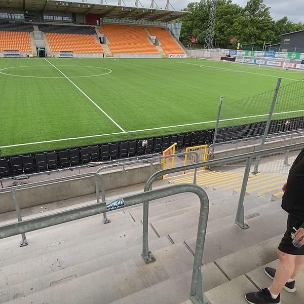 Ståplatsläktaren på Hitachi energy arena