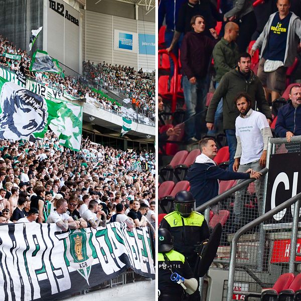 Efter skandalscenerna i torsdags stoppas nu Twentes supportrar från att gå på matchen mot Hammarby i Stockholm.