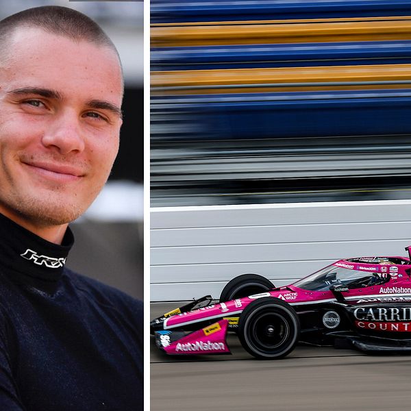 Linus Lundqvist är klar för debut i Indycar-serien.