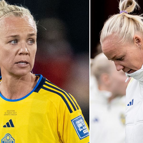 Caroline Seger gjorde inga intervjuer efter Sveriges match