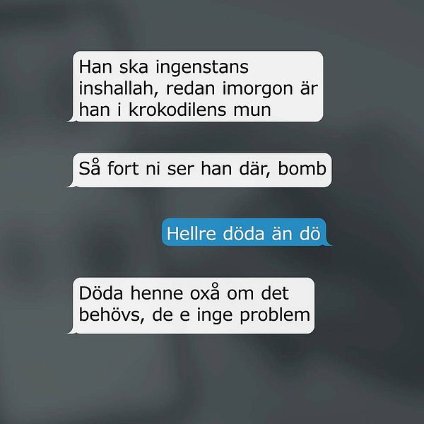 Chattkonversation om ett planerat mord.