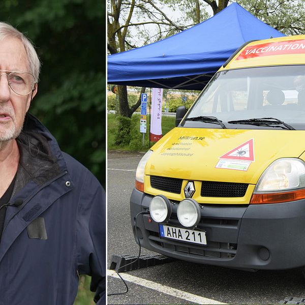 Följ med forskaren på fästingjakt: ”På Öland så har jag tagit tio fästingar per kvadratmeter”.