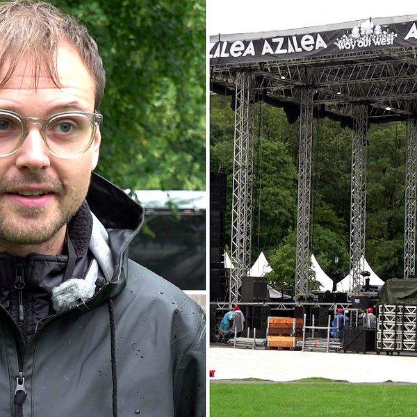 Droppar på bord, festival