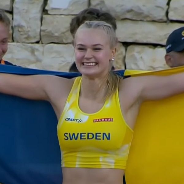 Sara Winberg säkrade EM-guldet i stavhopp.