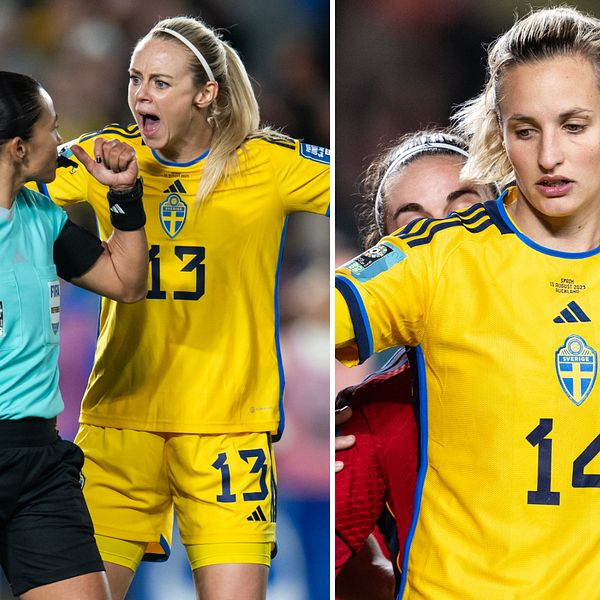 Amanda Ilestedt är kritisk till domarinsatsen i VM-semifinalen.