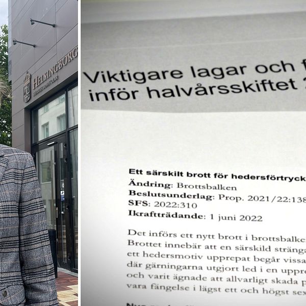 Linda Seger är senior åklagare vid Åklagarkammaren i Helsingborg. Hör henne berätta mer om lagen mot hedersförtryck, som infördes förra sommaren.