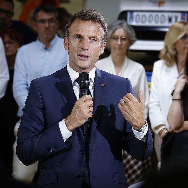 Frankrikes president Emmanuel Macron.