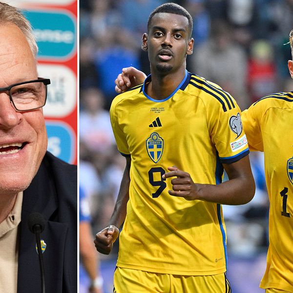 Janne Andersson bytte ut både Alexander Isak och Alexander Gyökeres under matchen mot Estland.