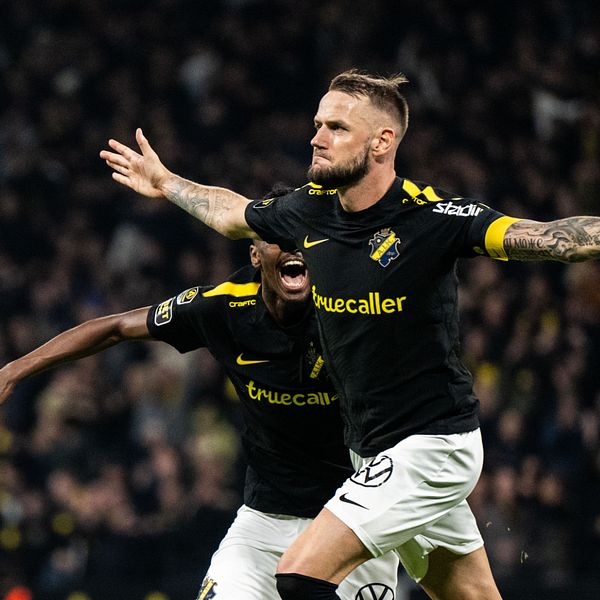 AIK:s lagkapten Alexander Milosevic visade vägen i ångestmötet med Degerfors.