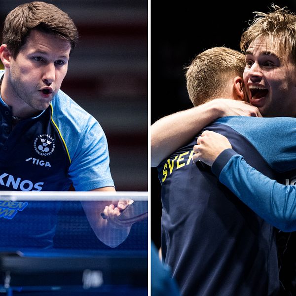 Kristian Karlsson (t.v) stod för en jättevändning i lag-EM, vilket låg bakom Sveriges guld.