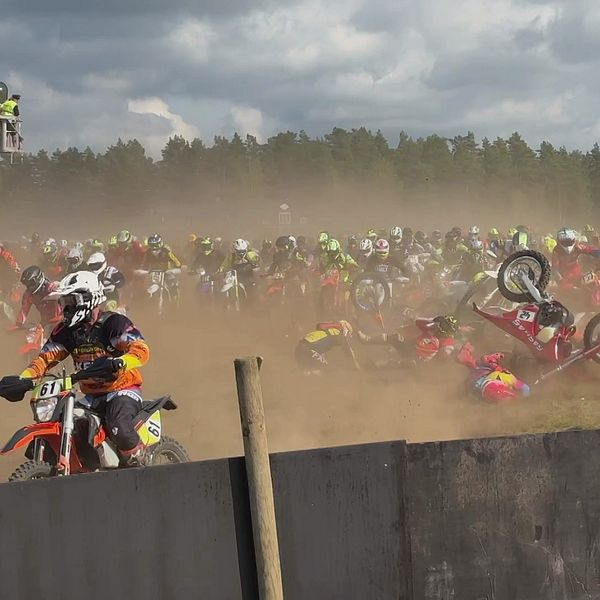 Starten av ett endurolopp