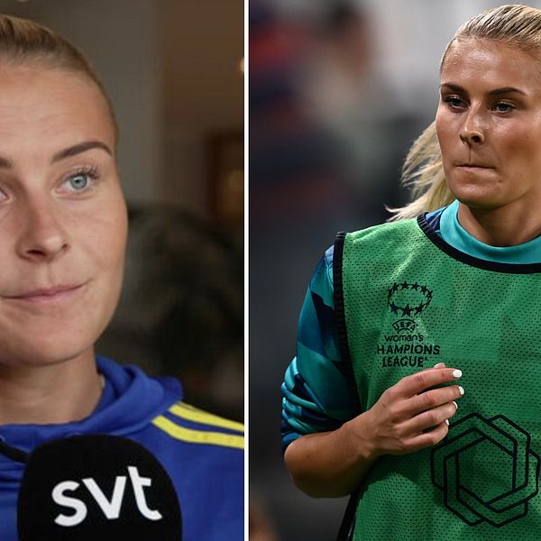 Hör Amanda Nildén om kontakten med klubbkamraterna i Juventus inför Italien-matchen