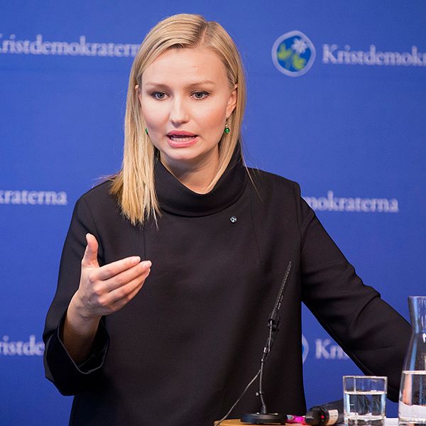 Kristdemokraternas partiledare Ebba Busch Thor.