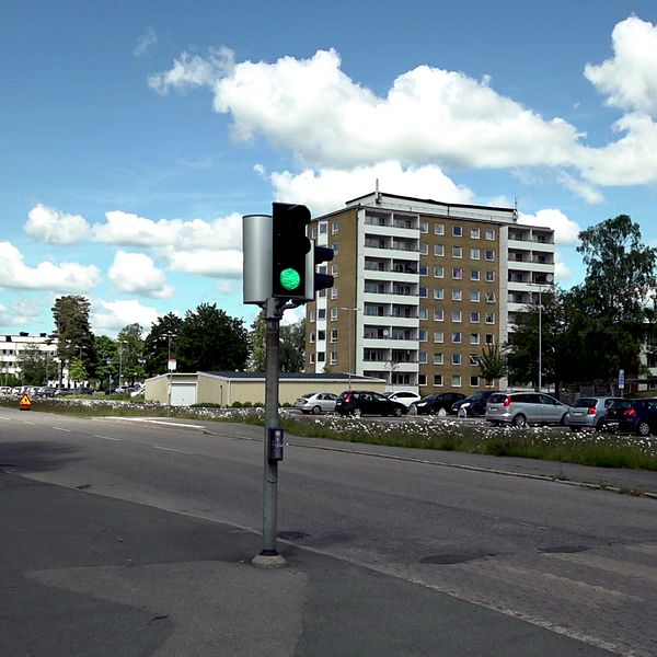 Runnerydsområdet i Nässjö där många familjer är trångbodda.