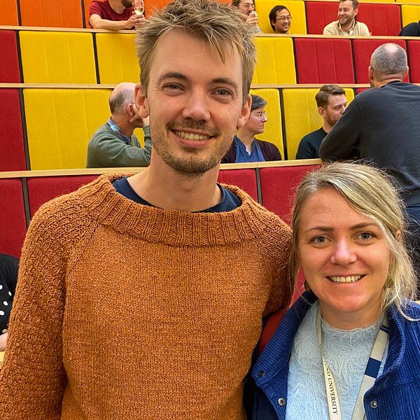 studenterna Hampus och Josefin Månefjord