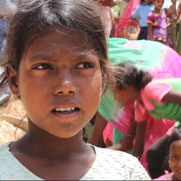 8-åriga Lalita Kumari sliter i indisk glimmergruva.