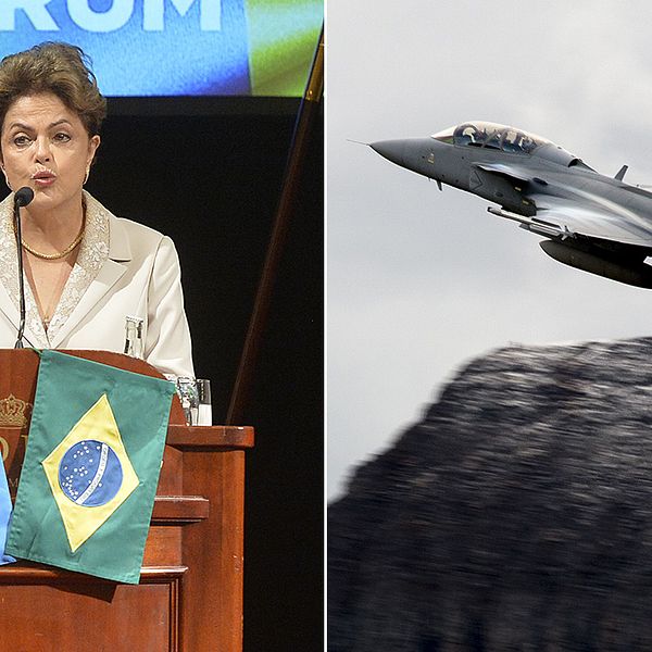 Brasiliens president Dilma Rousseff, Gripen-plan