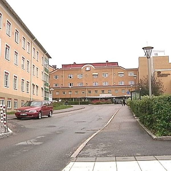 Kullbergska sjukhuset och parkering.
